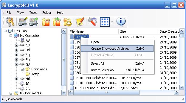 Encrypt4all Professional Edition screenshot