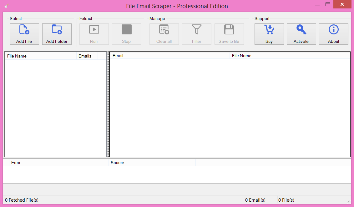 File Email Scraper 4.1
